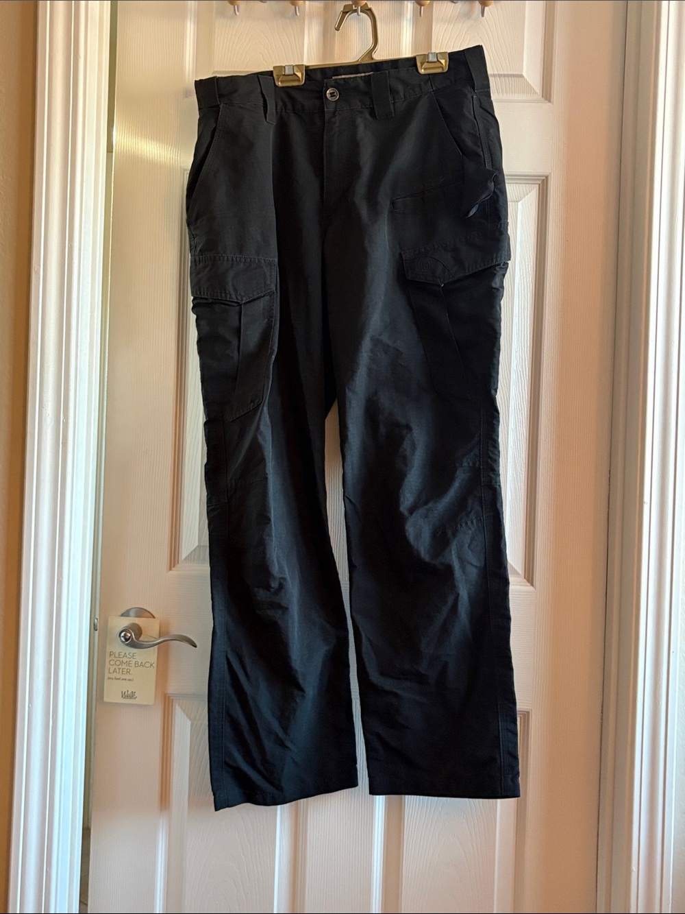 5.11 Tactical Black Cargo Pants with Multiple Pockets